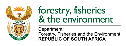 Publication of the South African Department of Forestry, Fisheries and the Environment.