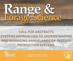 Call for Abstracts: African Journal of Range and Forage Science