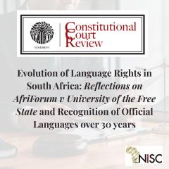 Evolution of Language Rights in South Africa